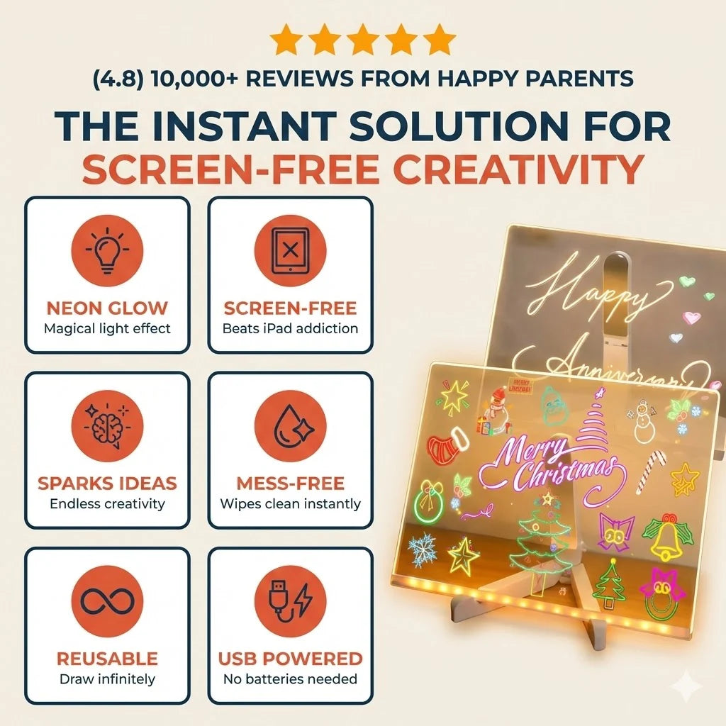 Gloveo™ GlowMagic Writing Pad Pro new